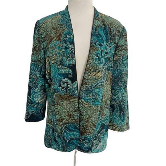 Alex Evenings Size XL  Top Blouse Jacket Party Cocktail Wedding - Picture 1 of 7